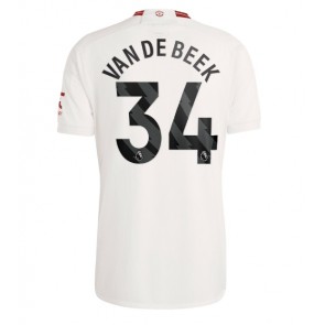 Maillot de foot Manchester United Donny van de Beek #34 Troisième 2023-24 Manches Courte